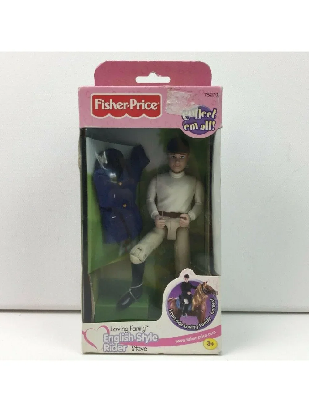 Vintage Fisher Price Loving Family English Style Rider Steve 75270